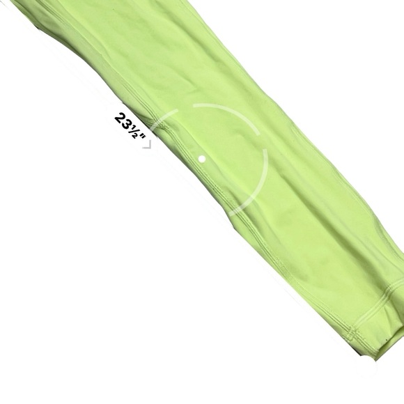 Lululemon women’s‎ align neon green/yellow leggings size 2 RN 106259 - Picture 4 of 7